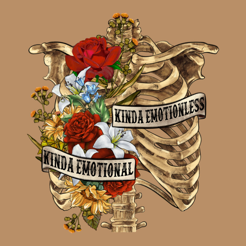 Kinda Emotionless Kinda Emotional Skeleton Vintage Hoodie by RanaPortraitStore | Teevron