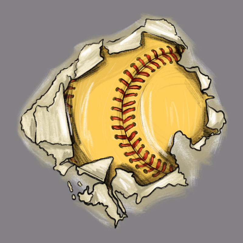 Softball Heavyweight Hoodie by MaliasSmallBusiness | Teevron