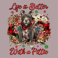 Christmas Life Is Better With A Pittie Vintage Hoodie | Teevron