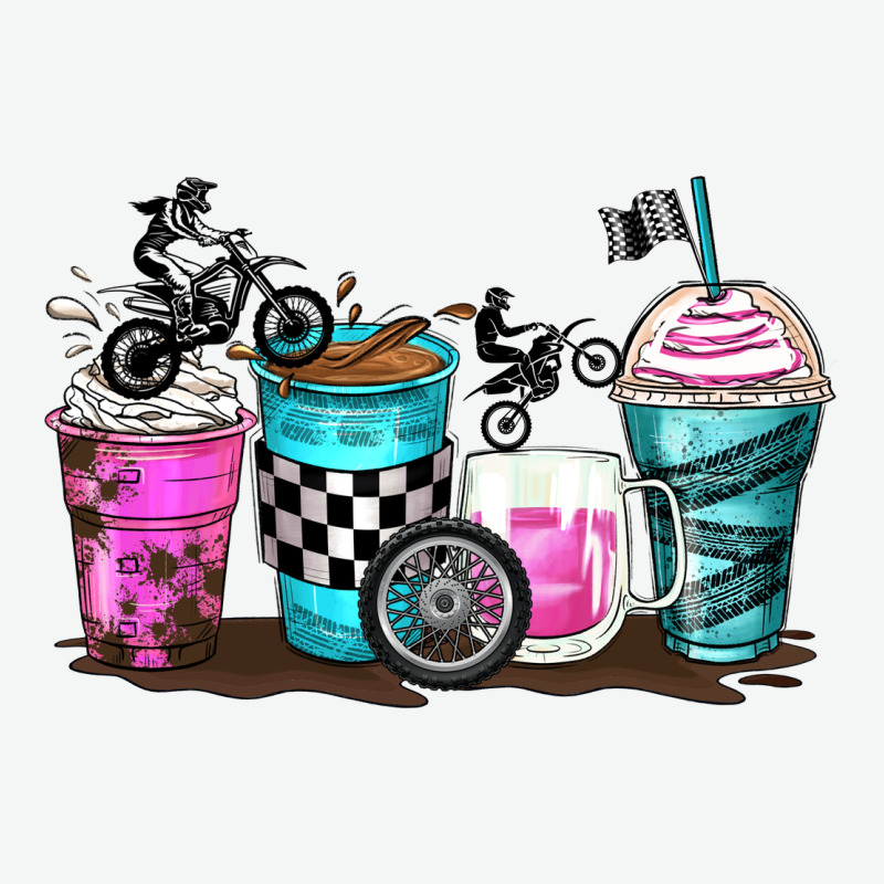 Motocross Coffee Cups Urban Heavy Tee by Zillion Design Studio | Teevron