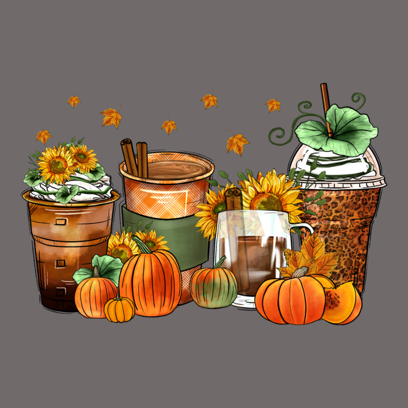Fall Coffee Cups Urban Heavy Tee by Zillion Design Studio | Teevron