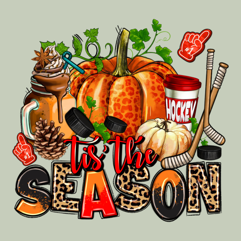 Fall And  Hockey  Tis The Season Long Sleeve Tee by AdoDesignShop | Teevron