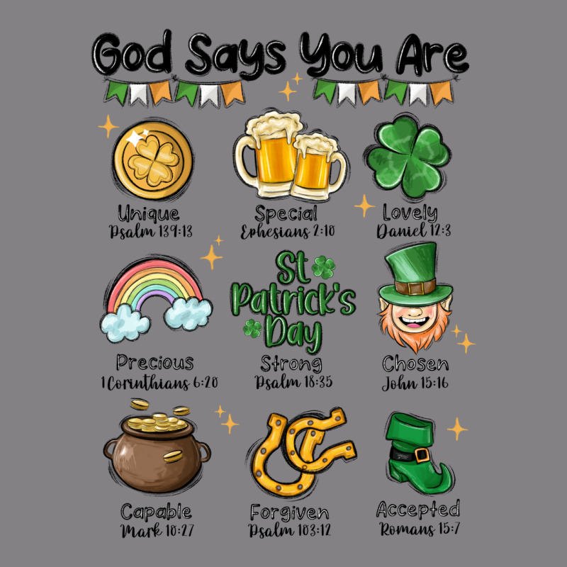 God Says You Are St Patrick's Day Heavyweight Hoodie by MaliasSmallBusiness | Teevron