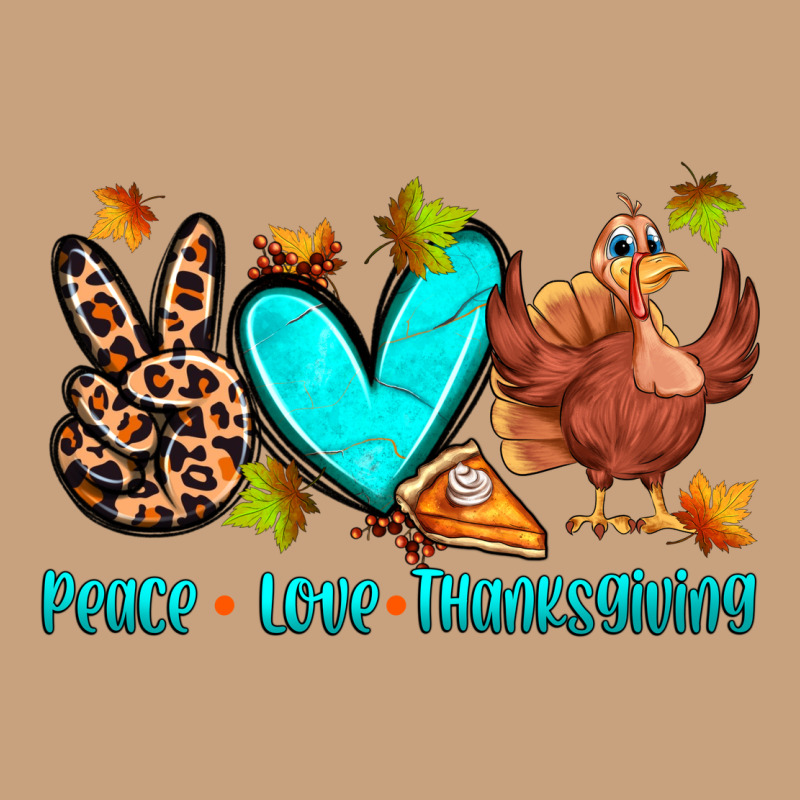 Peace Love Thanksgiving Vintage Tee by Zillion Design Studio | Teevron