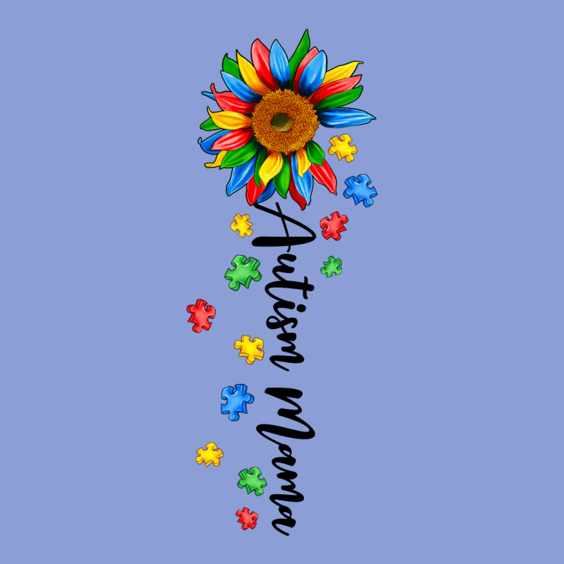 Autism Mama Sunflower Black Long Sleeve Tee by JahusDesignShop | Teevron