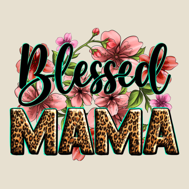 Flowers Blessed Mama Urban Heavy Tee by Zillion Design Studio | Teevron