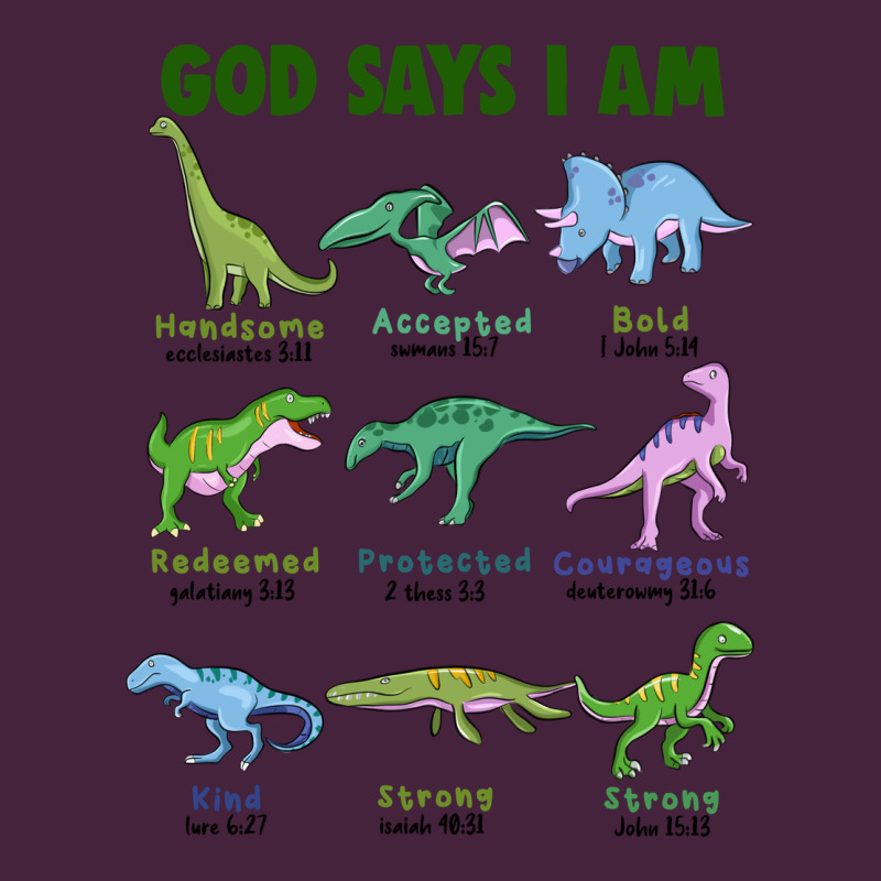 God Says I Am Dinosaurs Classic Tee by JahusDesignShop | Teevron