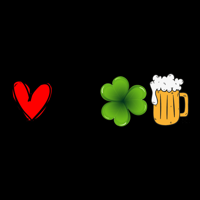 Funny St Patricks Day Love Peace Clover And Beer Urban Hoodie by Bettercallsaul | Teevron