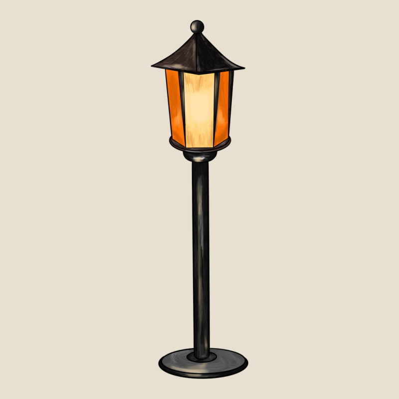 Street Lamp Urban Heavy Tee by BarkalooDesign | Teevron
