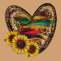 Western Sunflowers Heart Vintage Tee | Teevron