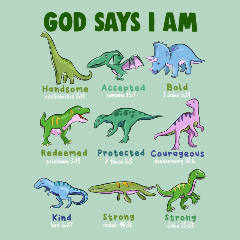 God Says I Am Dinosaurs Classic Tee by JahusDesignShop | Teevron