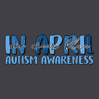 In April We Wear Blue Autism Awareness Heavyweight Hoodie | Teevron