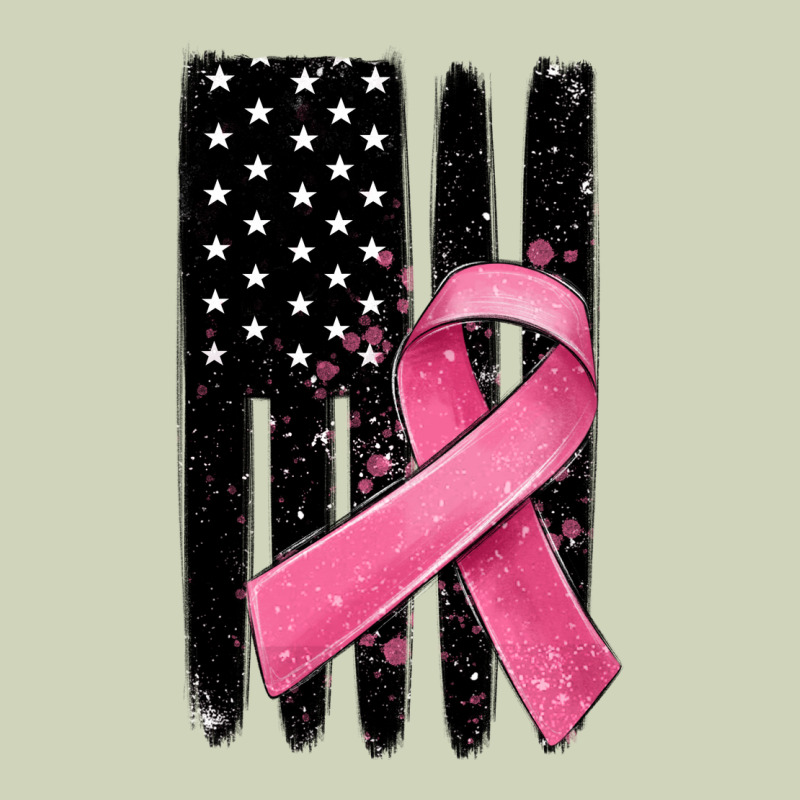 Breast Cancer Ribbon American Flag Heavyweight Hoodie by MaliasSmallBusiness | Teevron