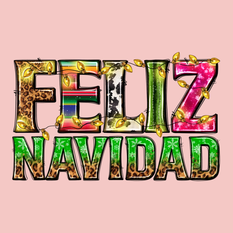 Feliz Navidad With Pattern Urban Heavy Tee by texasbilliewilder | Teevron
