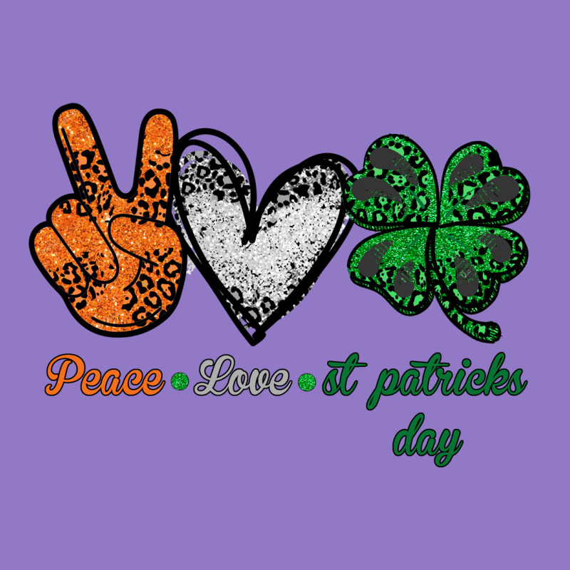 Peace Love St Patrick's Day Urban Hoodie by Bettercallsaul | Teevron
