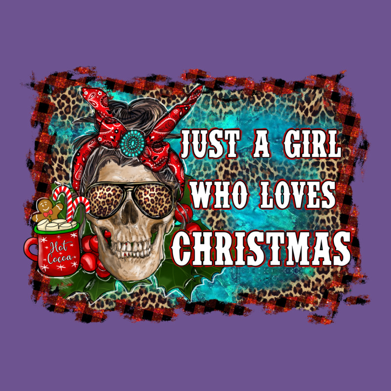 Just A Girl Who Loves Christmas Vintage Tee by RanaPortraitStore | Teevron