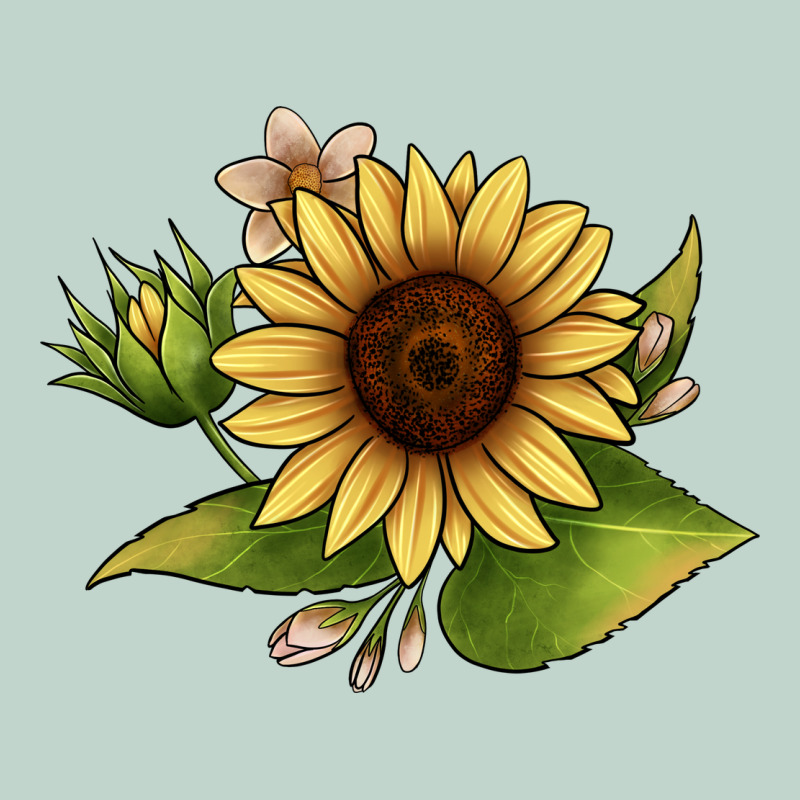 Sunflower Zipper Hoodie by JahusDesignShop | Teevron
