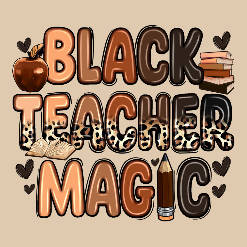 Black Teacher Magic Heavyweight Sweatshirt by Zillion Design Studio | Teevron