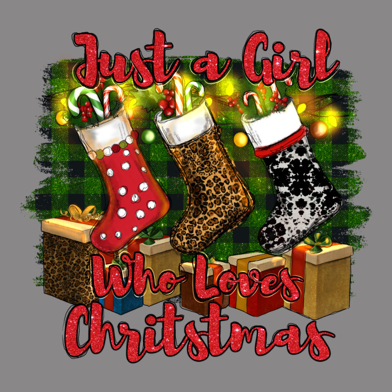 Just A Girl Who Loves Christmas Vintage Tee by RanaPortraitStore | Teevron