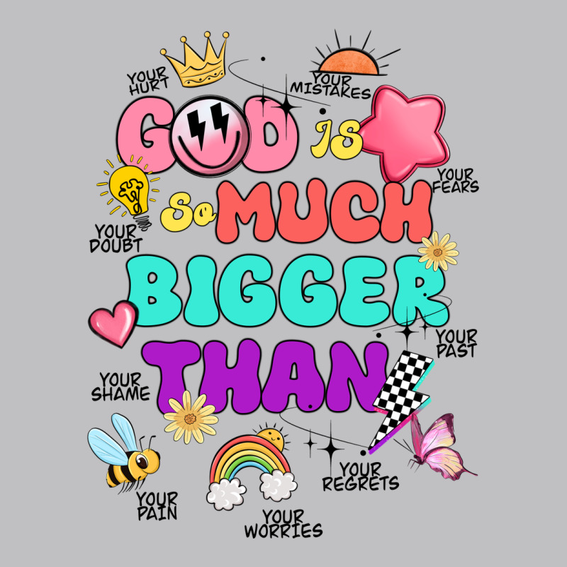 God Is Bigger Design Long Sleeve Tee by JahusDesignShop | Teevron
