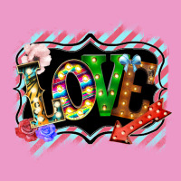 Love Frame Digital Valentines Day Urban Hoodie | Teevron