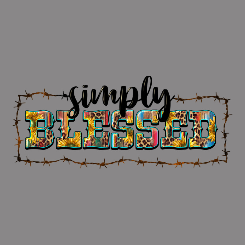 Simply Blessed Vintage Tee by BarkalooDesign | Teevron
