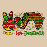 Peace Love Juneteenth Heavyweight Sweatshirt | Teevron
