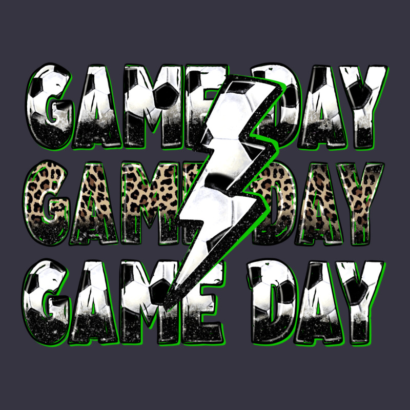 Game Day Game Day Soccer Lightning Bolt Vintage Hoodie by Zillion Design Studio | Teevron