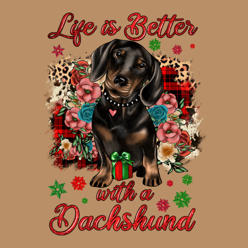 Christmas Life Is Better With A Dachshund Vintage Hoodie by JahusDesignShop | Teevron