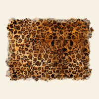 Handdrawn Leopard Pattern Vintage Tee | Teevron