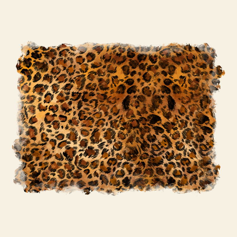 Handdrawn Leopard Pattern Vintage Tee by BarkalooDesign | Teevron