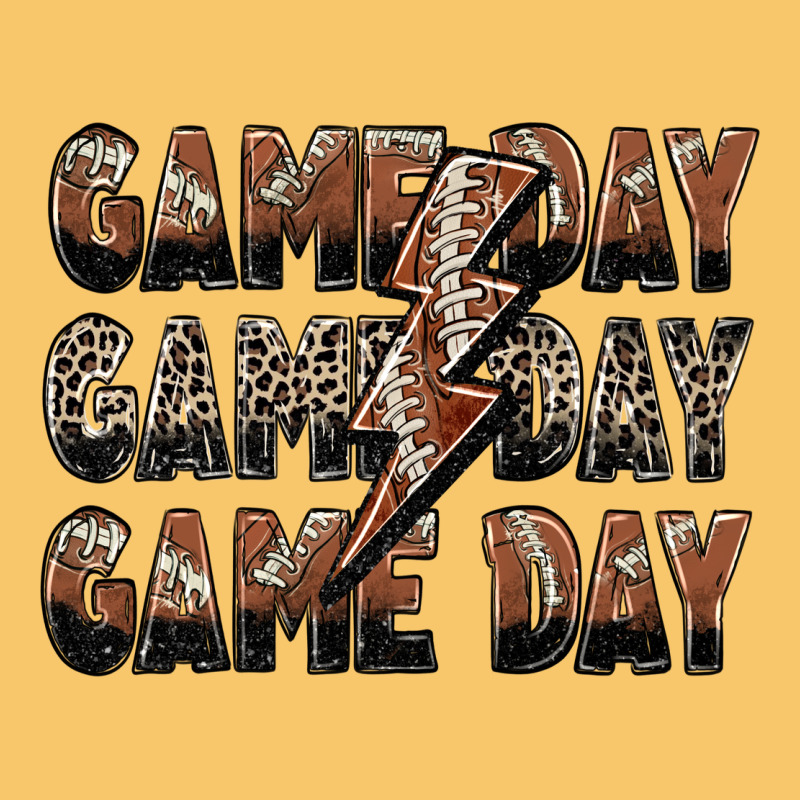Game Day Game Day Football Lightning Bolt Vintage Hoodie by Zillion Design Studio | Teevron