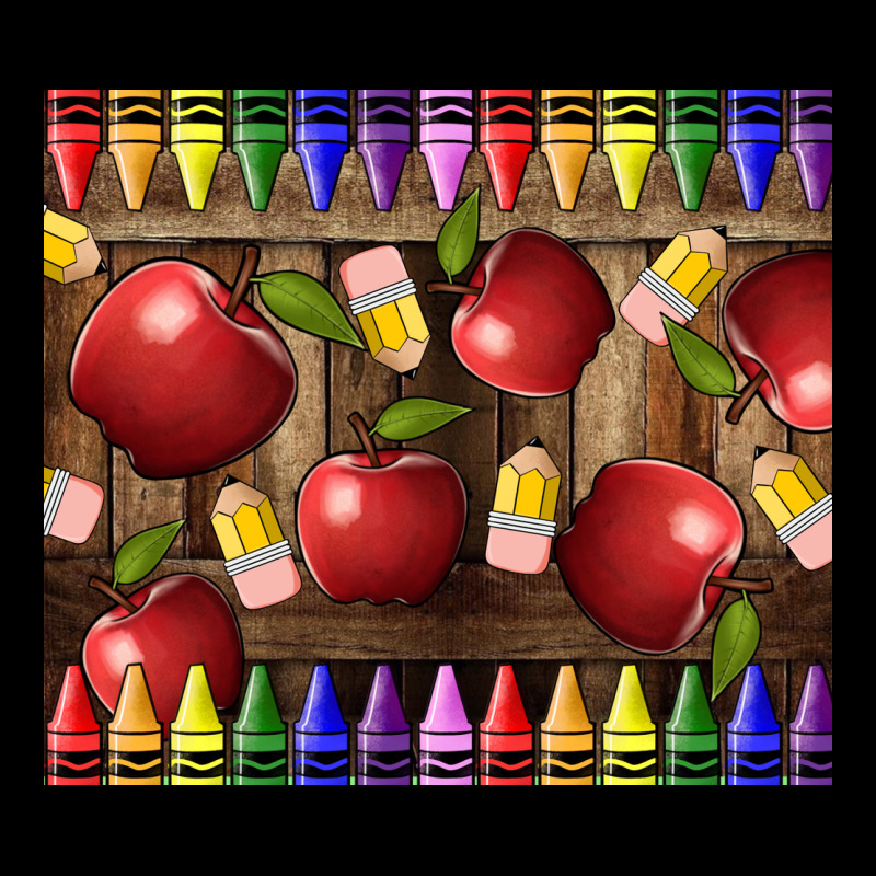 Crayons And Apples Heavy Core Tee by LillyAllenDesigns | Teevron
