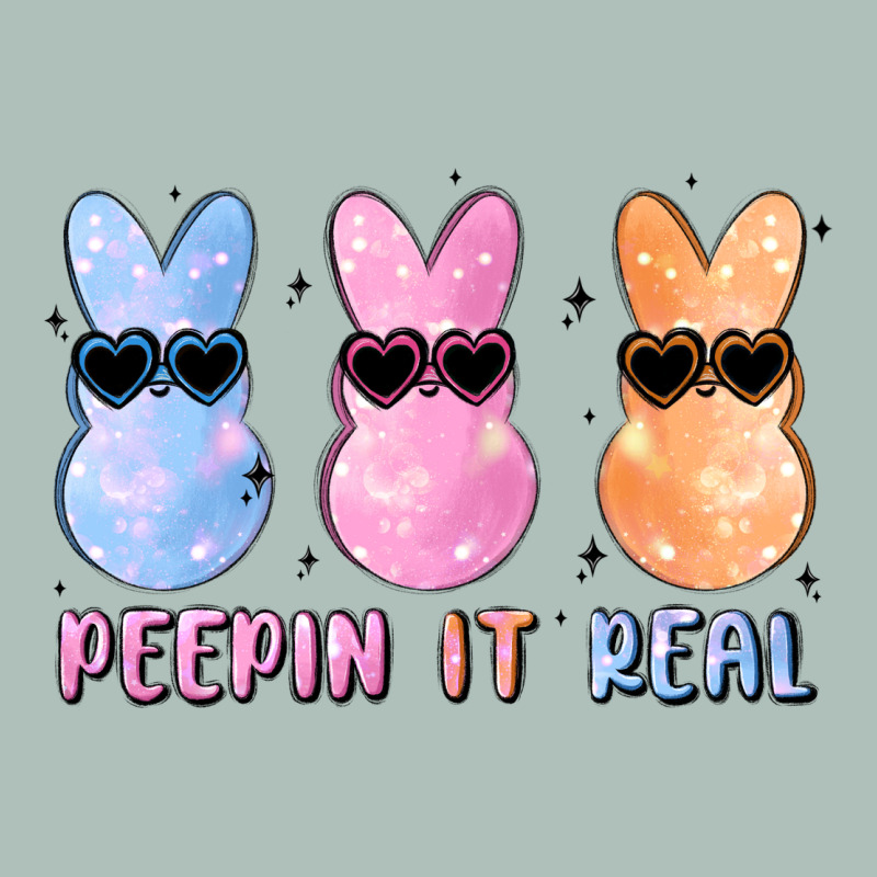 Peepin It Real Easter Glitter Heavyweight Hoodie by MaliasSmallBusiness | Teevron