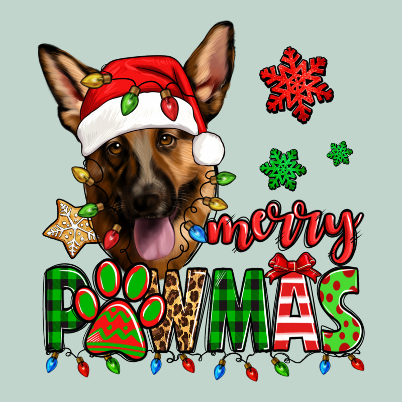 Merry Pawmas Christmas German Shepherd Zipper Hoodie by Jasminsmagicworld | Teevron