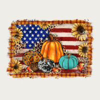 American Flag Fall Backgraund Zipper Hoodie | Teevron