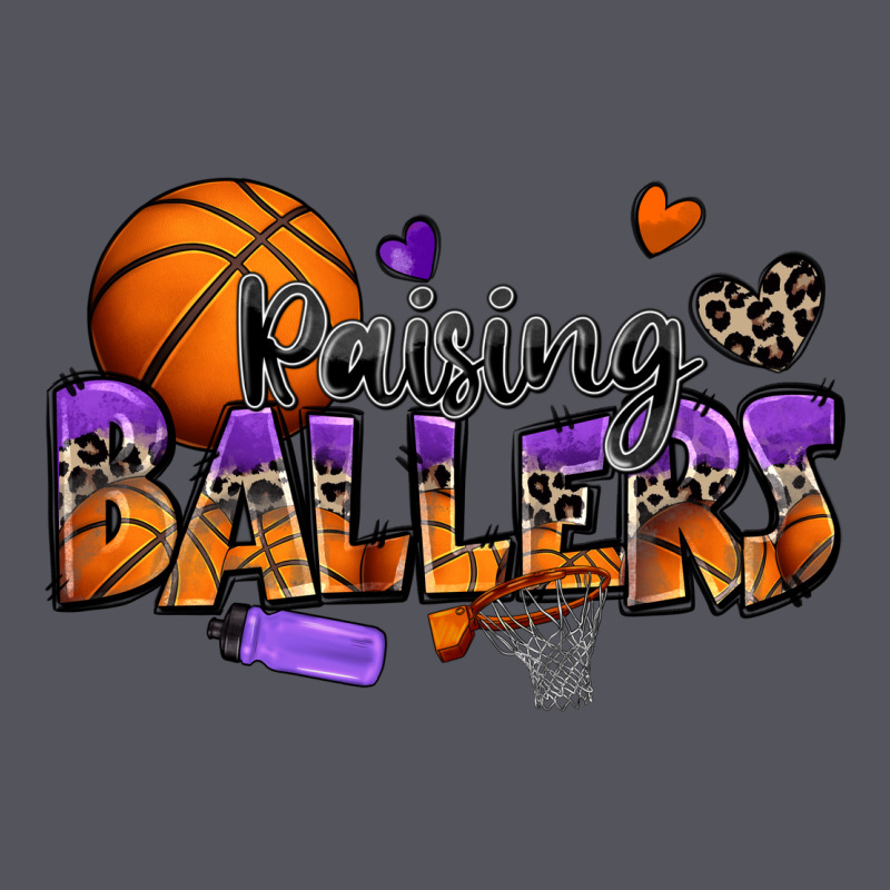 Raising Ballers Basketball Vintage Hoodie by Zillion Design Studio | Teevron