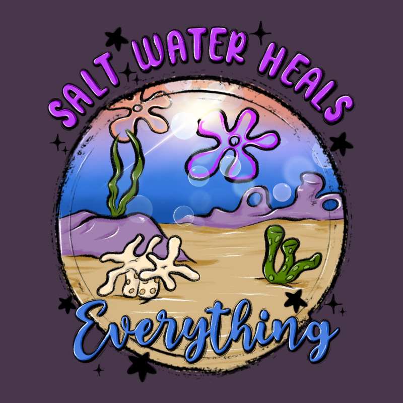 Salt Water Heals Everything Heavyweight Hoodie by MaliasSmallBusiness | Teevron
