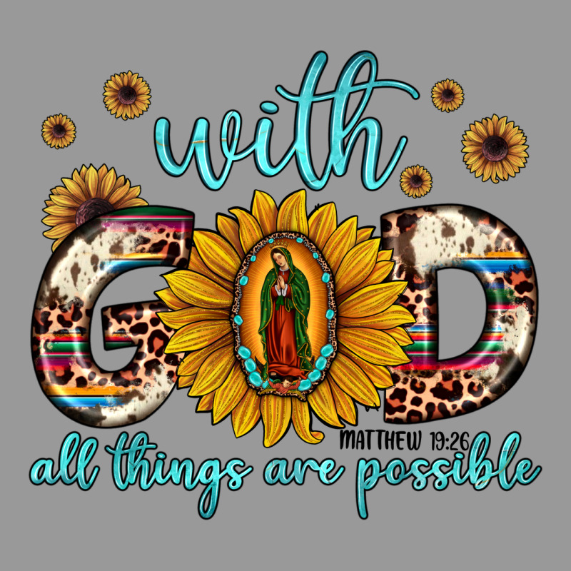 With God All Things Are Possible Matthew 19 26 Vintage Hoodie by JahusDesignShop | Teevron