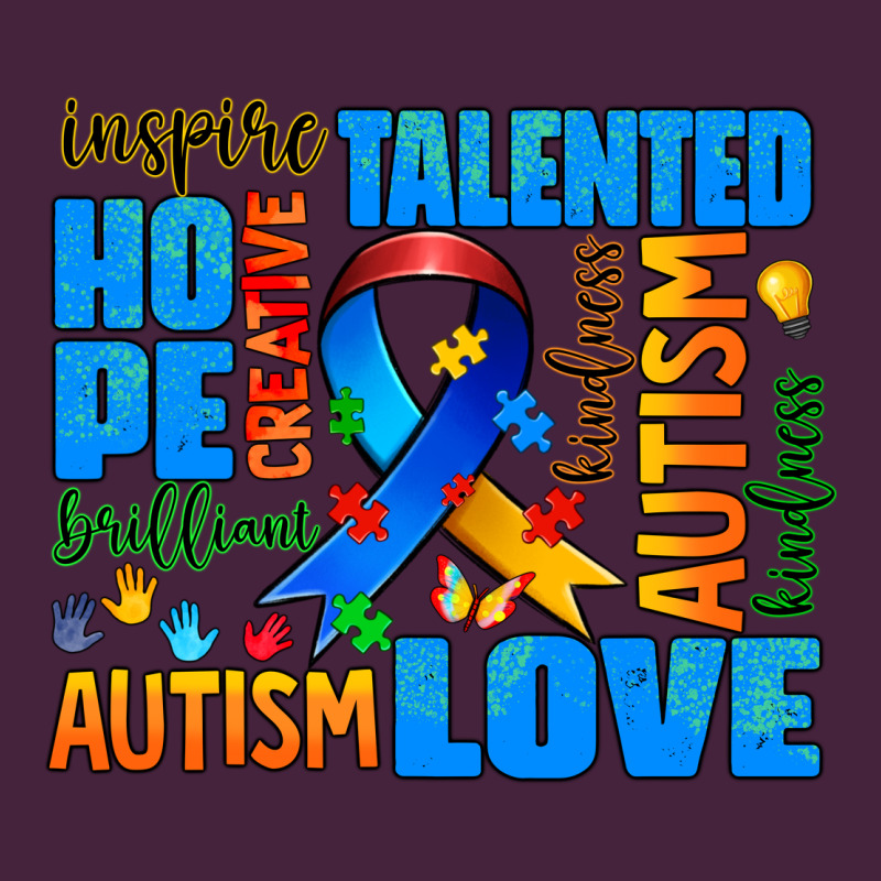 Autism  Words Long Sleeve Tee by AdoDesignShop | Teevron