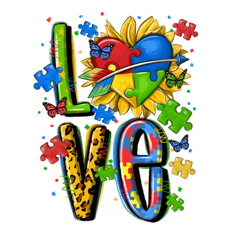Autism Love Heavyweight Hoodie by MaliasSmallBusiness | Teevron