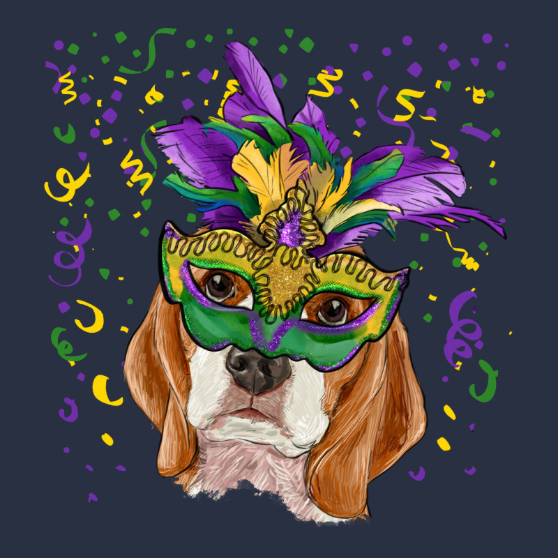 Mardi Gras  Mask Beagle Heavyweight Sweatshirt by RanaPortraitStore | Teevron