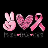 Peace Love Cure Breast Cancer Premium Sweatshirt | Teevron