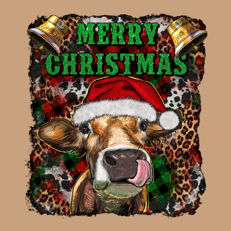 Merry Christmas Heifer With Cowbells Vintage Tee by RanaPortraitStore | Teevron