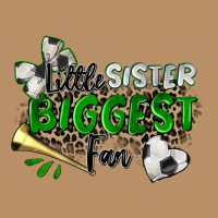 Little Sister Biggest Fan Soccer Vintage Hoodie | Teevron