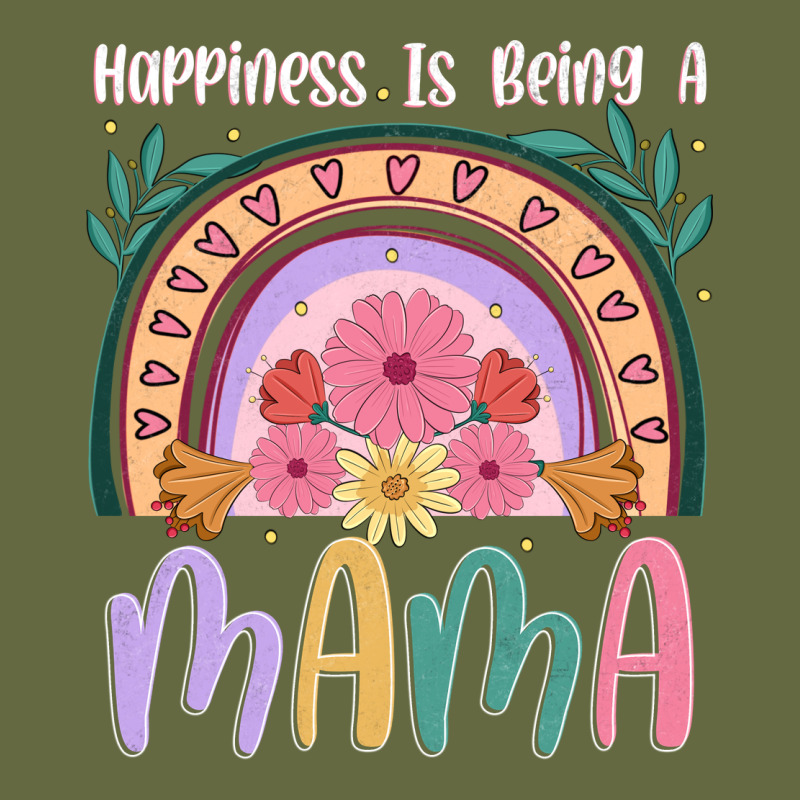 Happiness Is Being A Mama Long Sleeve Tee by JahusDesignShop | Teevron