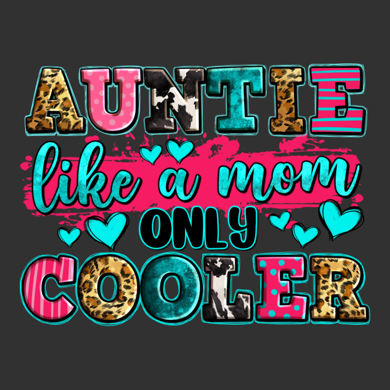 Auntie Like A Mom Only Cooler Urban Heavy Tee by Zillion Design Studio | Teevron