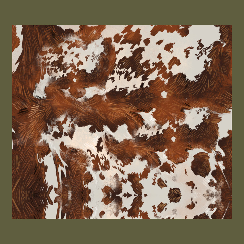 Brown Cowhide Vintage Tee by BarkalooDesign | Teevron