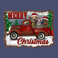 Christmas Truck With Cows Vintage Tee | Teevron