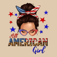 All American Girl Messy Bun Heavyweight Sweatshirt | Teevron